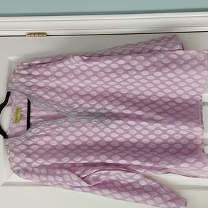 Sigrid Olsen Signature lilac and silver  tunic